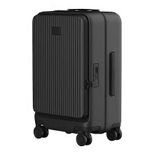 Kelioninis lagaminas Xiaomi Front Opening Luggage 20" (Aukštis: 56.5 cm x Plotis: 36.6 cm x Gylis: 24.2 cm), Juodos spalvos