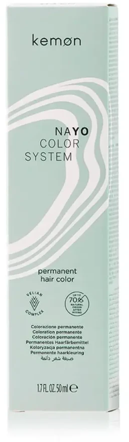 Kemon Nayo 8 Hair Color Permanent Hair Dye 8.1 Light Ash Skirtas šviesiems plaukams, 50 ml