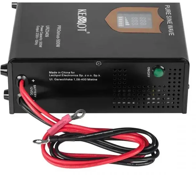 Kemot Sieninis nepertraukiamo maitinimo šaltinis 12V/230Vac 800VA/500W, UPS, sinusas, PROsinus-800