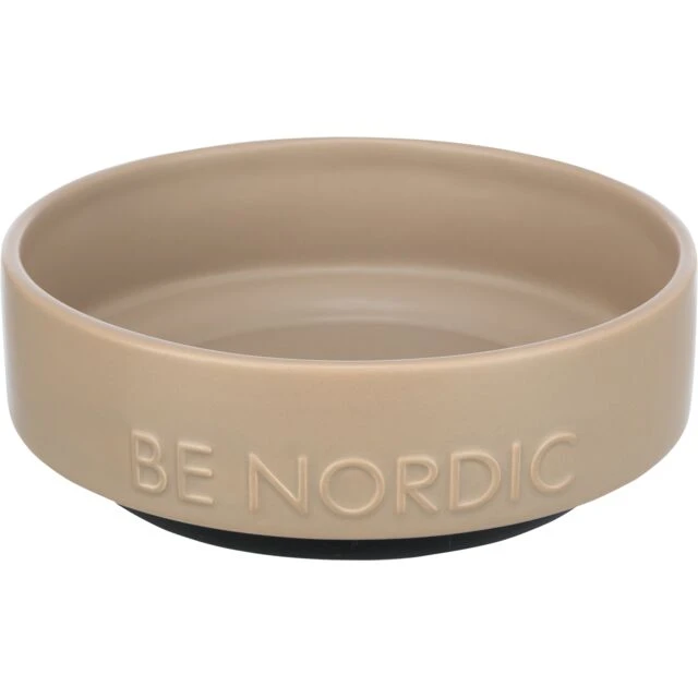 Trixie Be Nordic dubenėlis Taupe Ceramika/Guma 1,2l