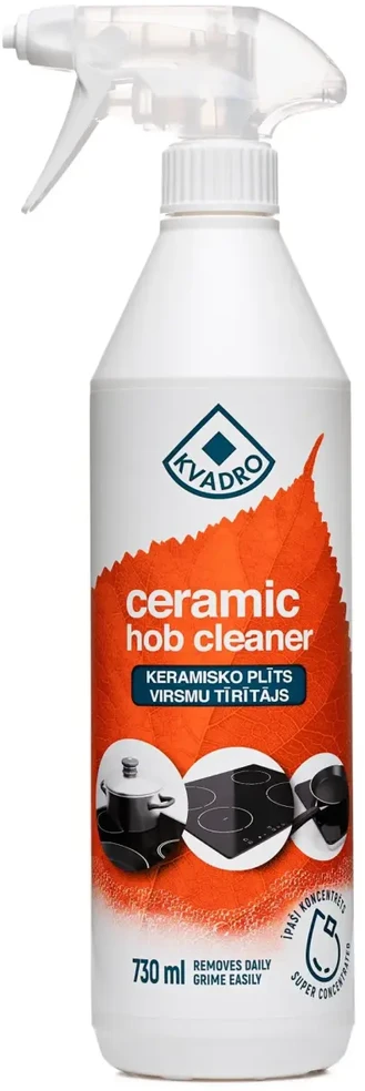 Valymo priemonė Kvadro, keramikai/orlaidei, 0.73 l