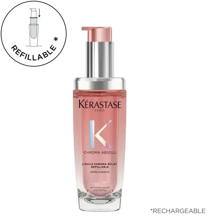 Kerastase Chroma Absolu Radiance Sublimating Oil aliejus dažytiems plaukams, 75 ml