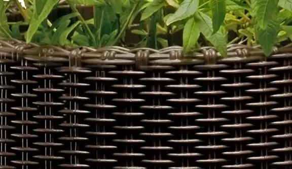 Keter CYLINDER S+M+L vazonų komplektas - Ruda