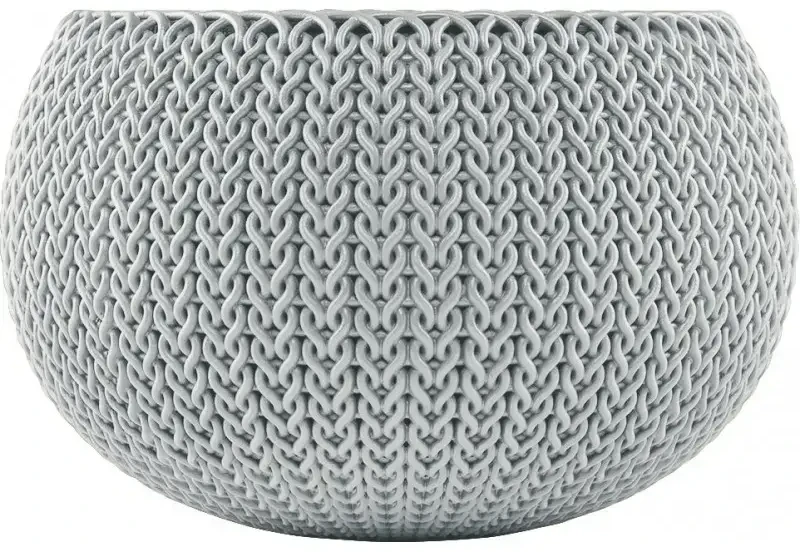 Keter vazonas COZIES KNIT - pilka