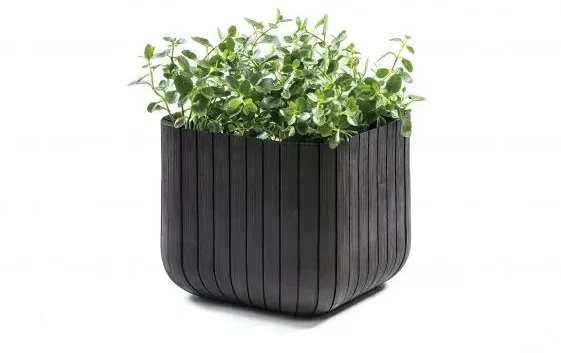 Keter vazonas Cube Planter, 21,5 l, grafito