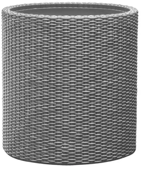 Keter doniczka Small Cylinder Planter pilka (224124)