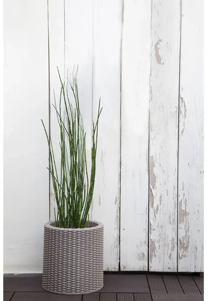 Keter doniczka Small Cylinder Planter pilka (224124)