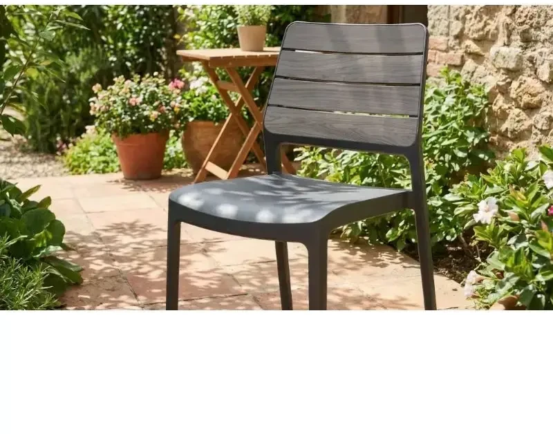 Keter Garden chair Deco Porto light pilka/pilka