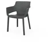 Keter Garden chair Eva pilkas