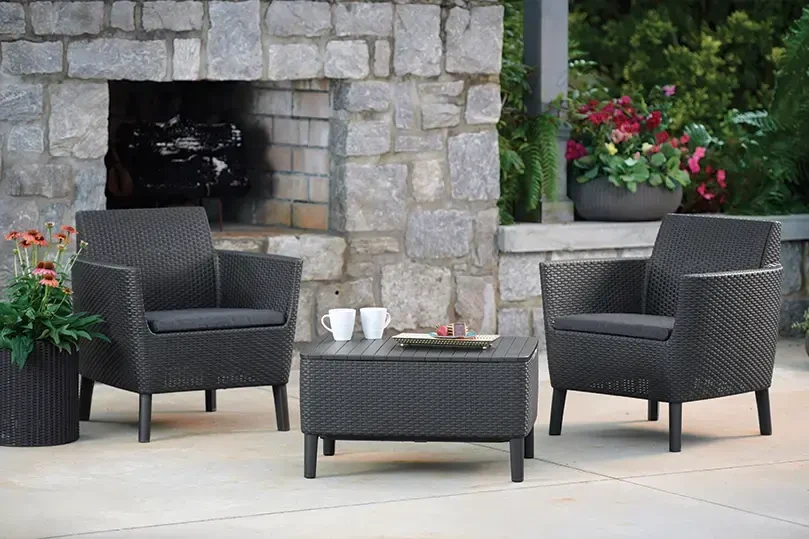 Keter Garden chairs 2pcs. Salemo Duo pilkas