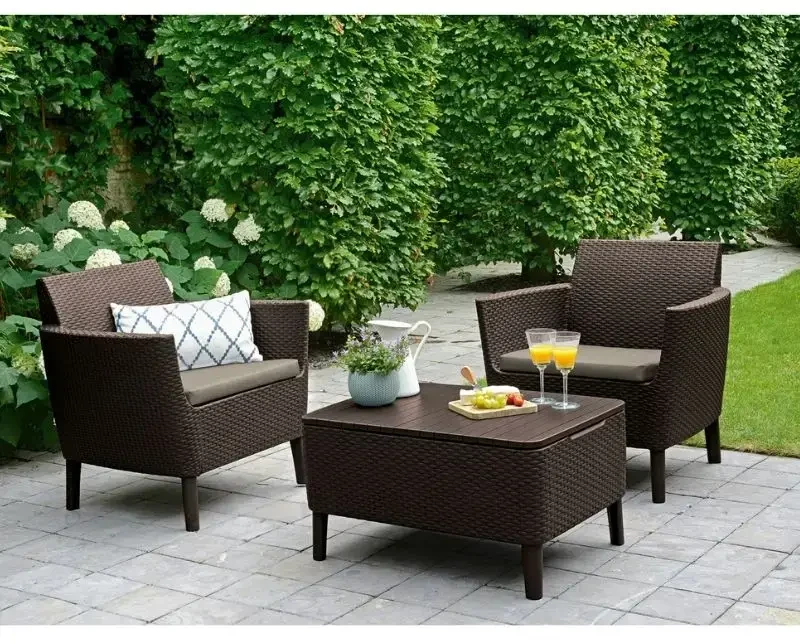 Keter Garden kėdės 2vnt. Salemo Duo ruda