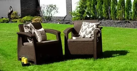 Lauko baldų komplektas Keter Corfu duo set