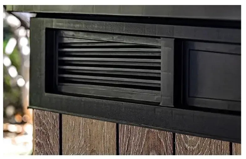 Keter Garden shed Deco Horizontal Shed ash wood tone