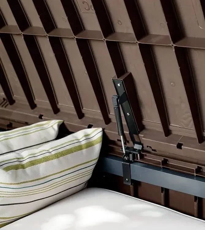 Keter Garden storage box / bench Glenwood Storage Box 390 L - pilkas