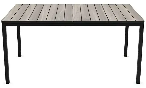 Keter Garden table Deco Porto Nova 160 pilkas/juodas