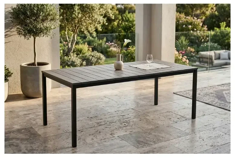 Keter Garden table Deco Porto Nova 200 ash wood tone/juodas