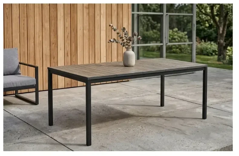 Keter Garden table Deco Porto Nova 200 walnut/juodas