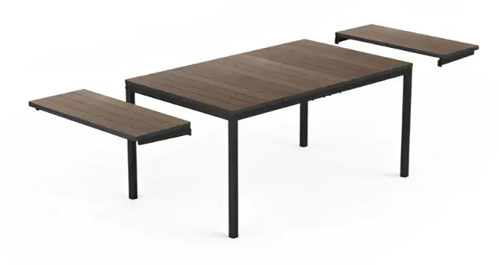 Keter Garden table extendable Deco Porto Nova Extendable 160-240 walnut/juodas