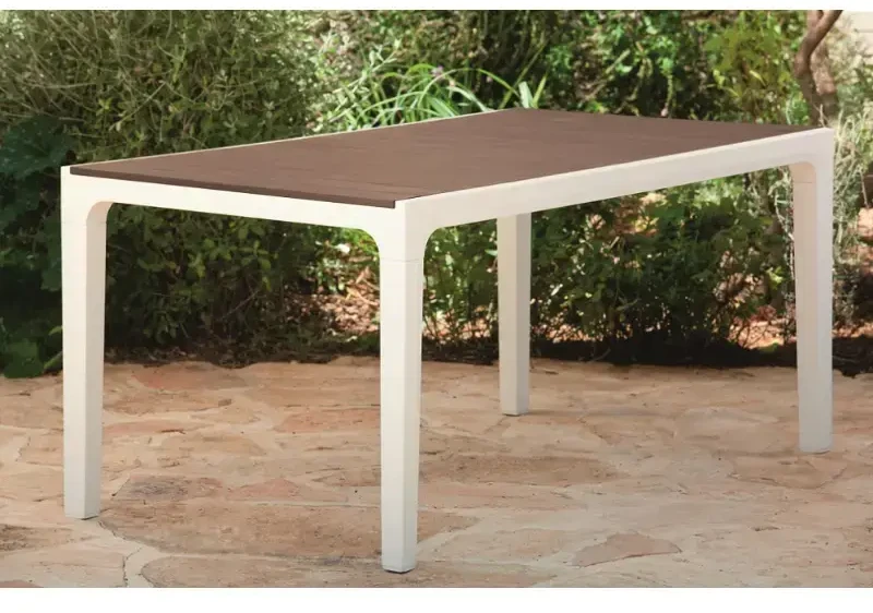 Keter Garden table Harmony baltas/beige