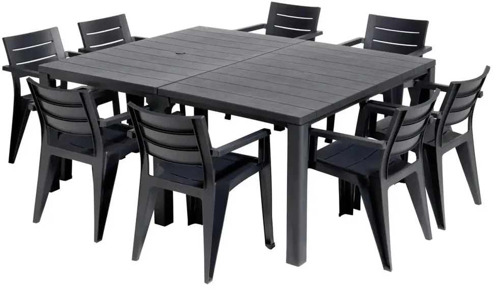 Keter Garden table Julie Double Table ( 2 configurations) pilkas