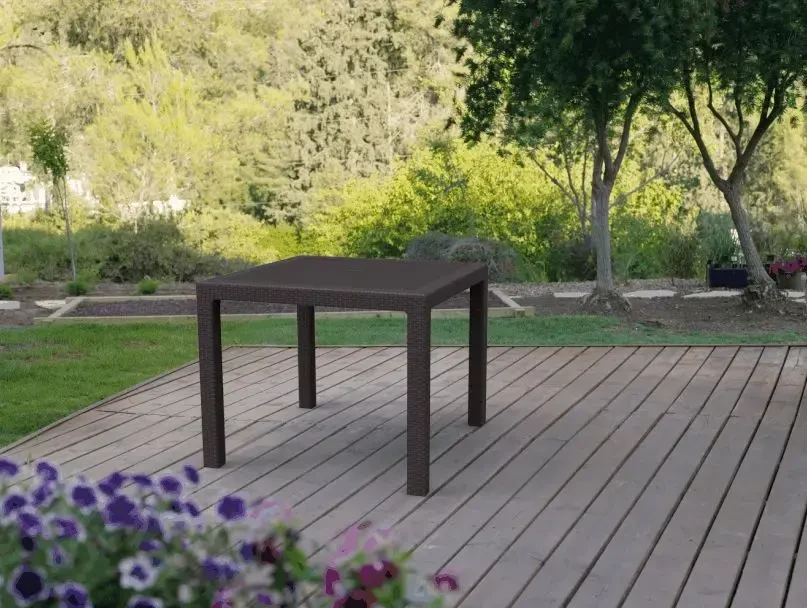 Keter Garden table Melody Quartet ruda