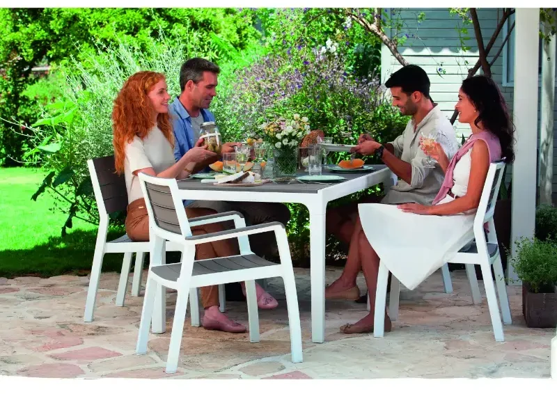 Keter Harmony fotelis baltas/beige