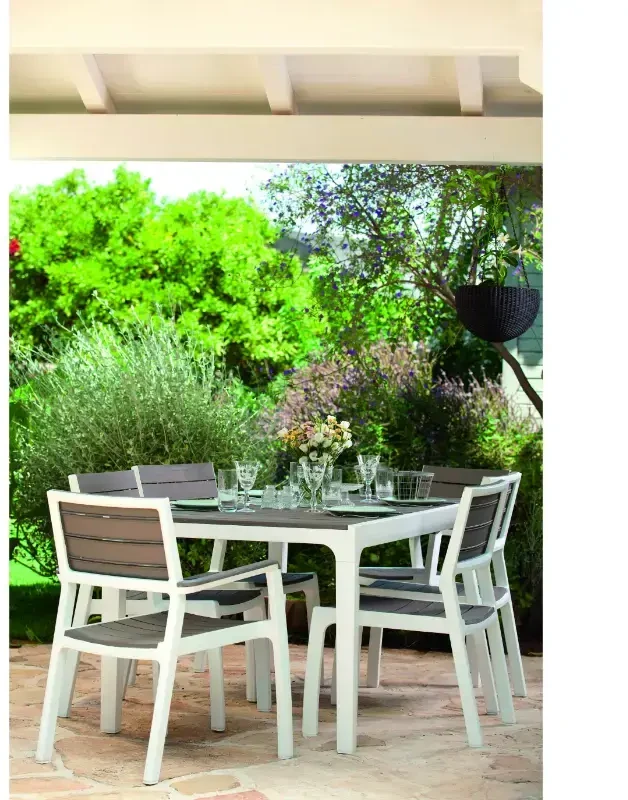 Keter Harmony fotelis baltas/beige