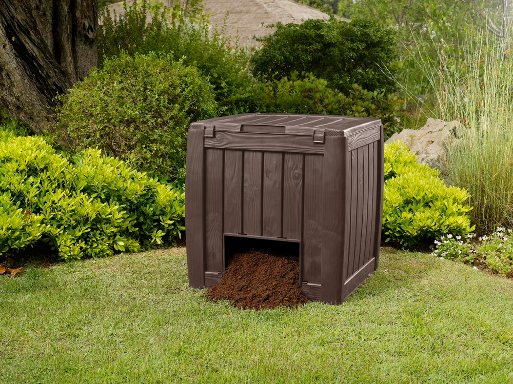 Keter Komposto dėžė DECO COMPOSTER su dugnu 340 L