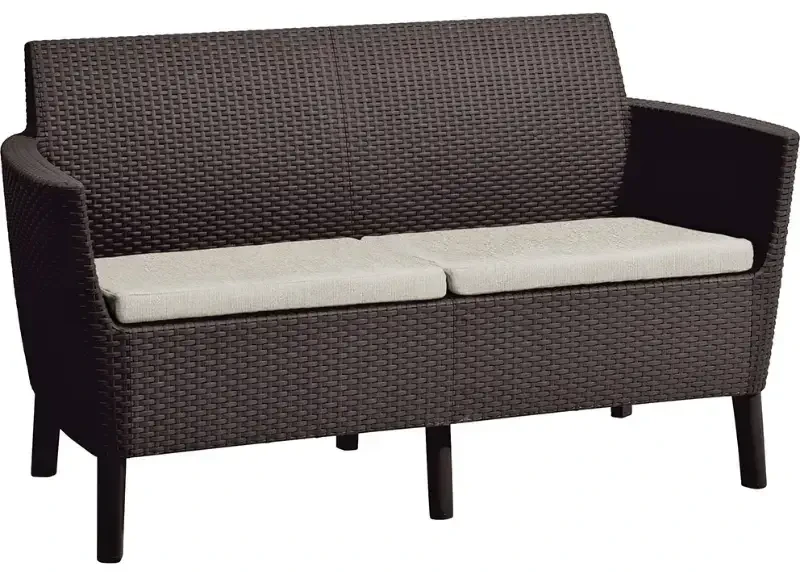 Keter Salemo 2 Seater Sofa ruda