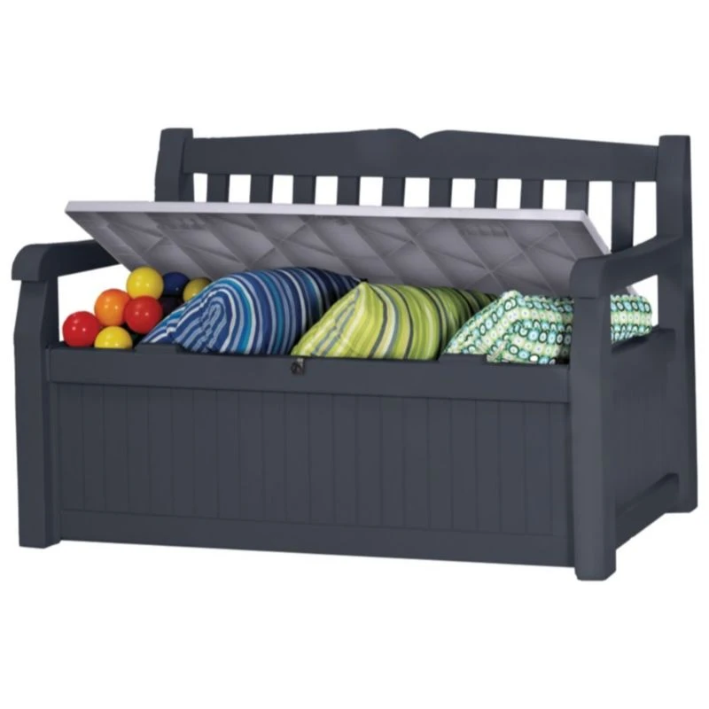 Keter Sodo suoliukas EDEN GARDEN BENCH 265 L, tamsiai pilkas