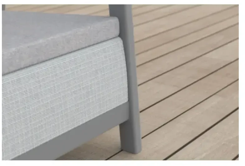 Keter Sodo baldų komplektas Scandi Linea 2 Seater Set light pilkas/dark steel pilkas