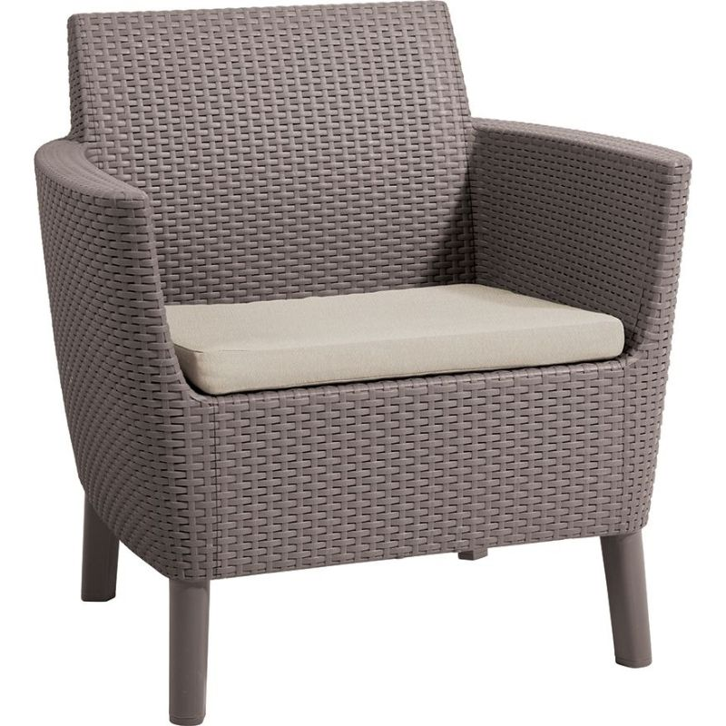 Lauko baldų komplektas Keter Allibert SALEMO DUO fotelių komplektas - kapučino
