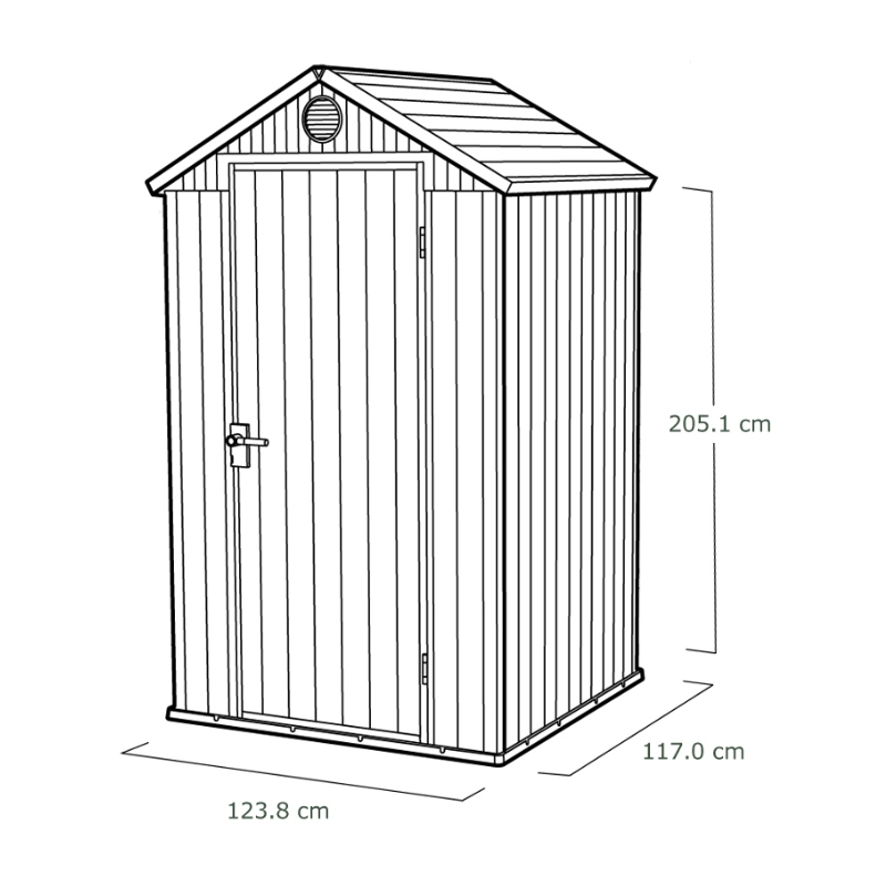 Sodo namukas Keter Darwin 4x4, Brown