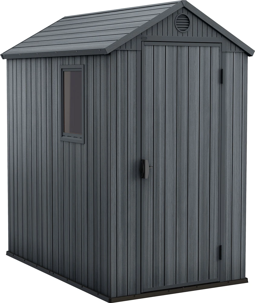 Keter sodo namelis sandėliukas DARWIN 4x6 Pilkas 125,8 x 184,5 x 205 cm
