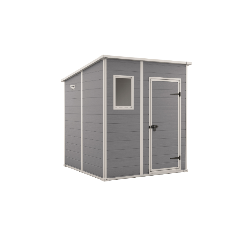KETER sodo sandėliukas MANOR PENT 6x6 pilka/balta 183,5 x 185 x 200,5cm