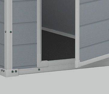 Sodo namelis/sandėliukas KETER Manor 4x6, 130 x 192 x 198 cm