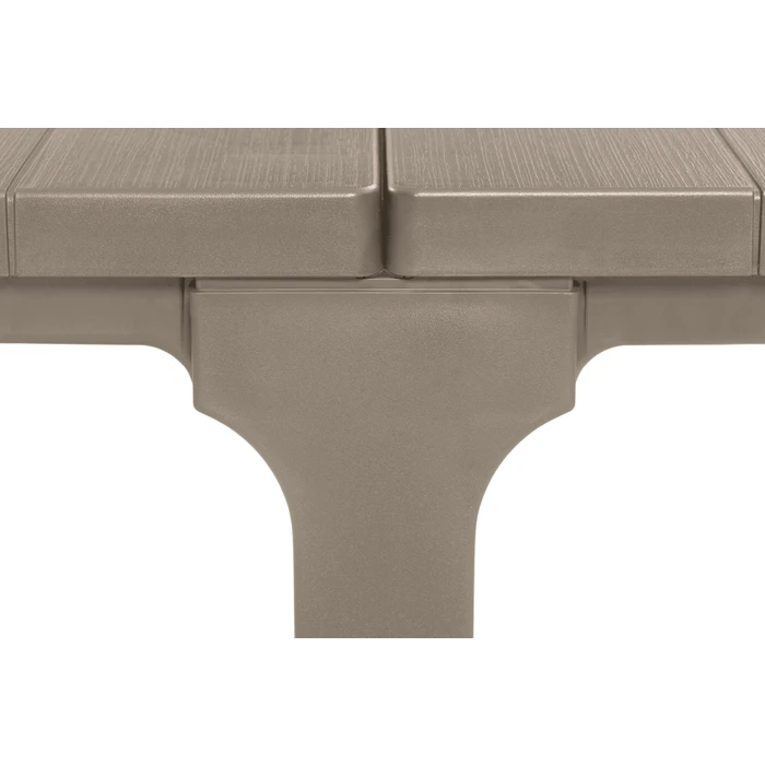 Keter Sodo stalas Julie Double Table (2 konfigūracijos) smėlio spalvos