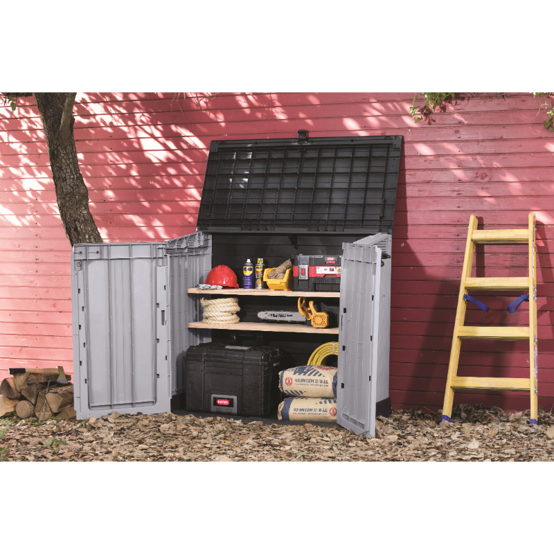Sodo daiktų laikymo dėžė Keter Store It Out 132 x 72 x 113,5 cm, Pilka