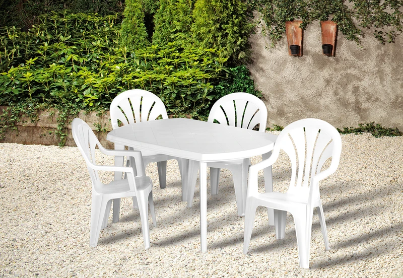 Garden4You Sodo stalas Elise baltas 8711245131160
