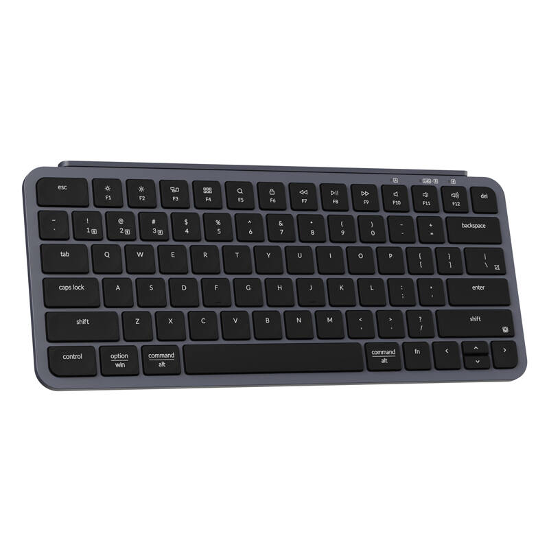 Klaviatūra Keychron B1 Pro 75% membraninis erdvės pilkas