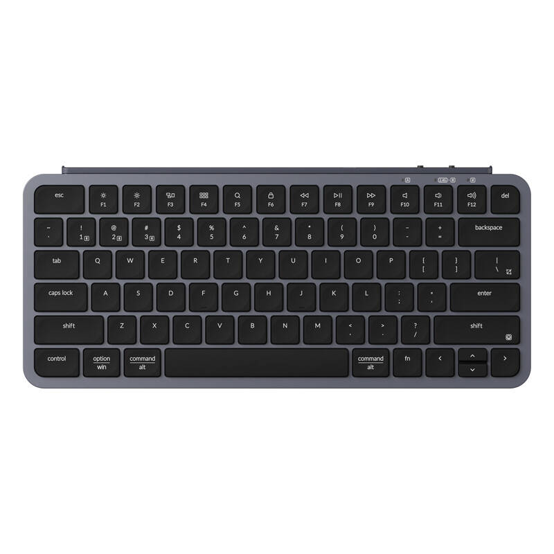 Klaviatūra Keychron B1 Pro 75% membraninis erdvės pilkas