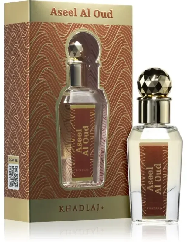 Khadlaj Aseel Al Oud - koncentrovaný parfémovaný olej, 15 ml