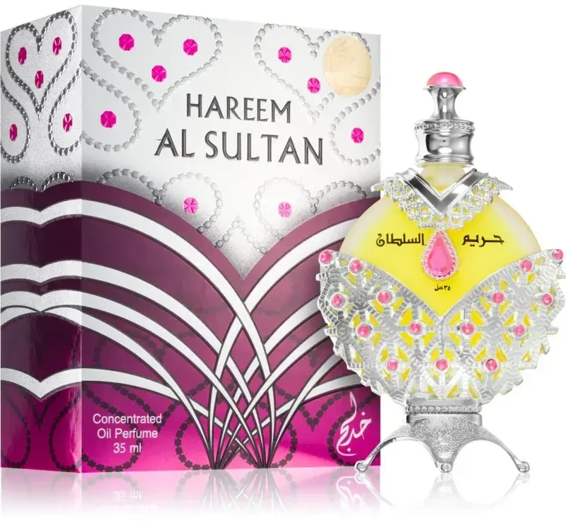 Khadlaj Hareem Al Sultan Sidabrinis Attar Perfume Oil, 35 ml