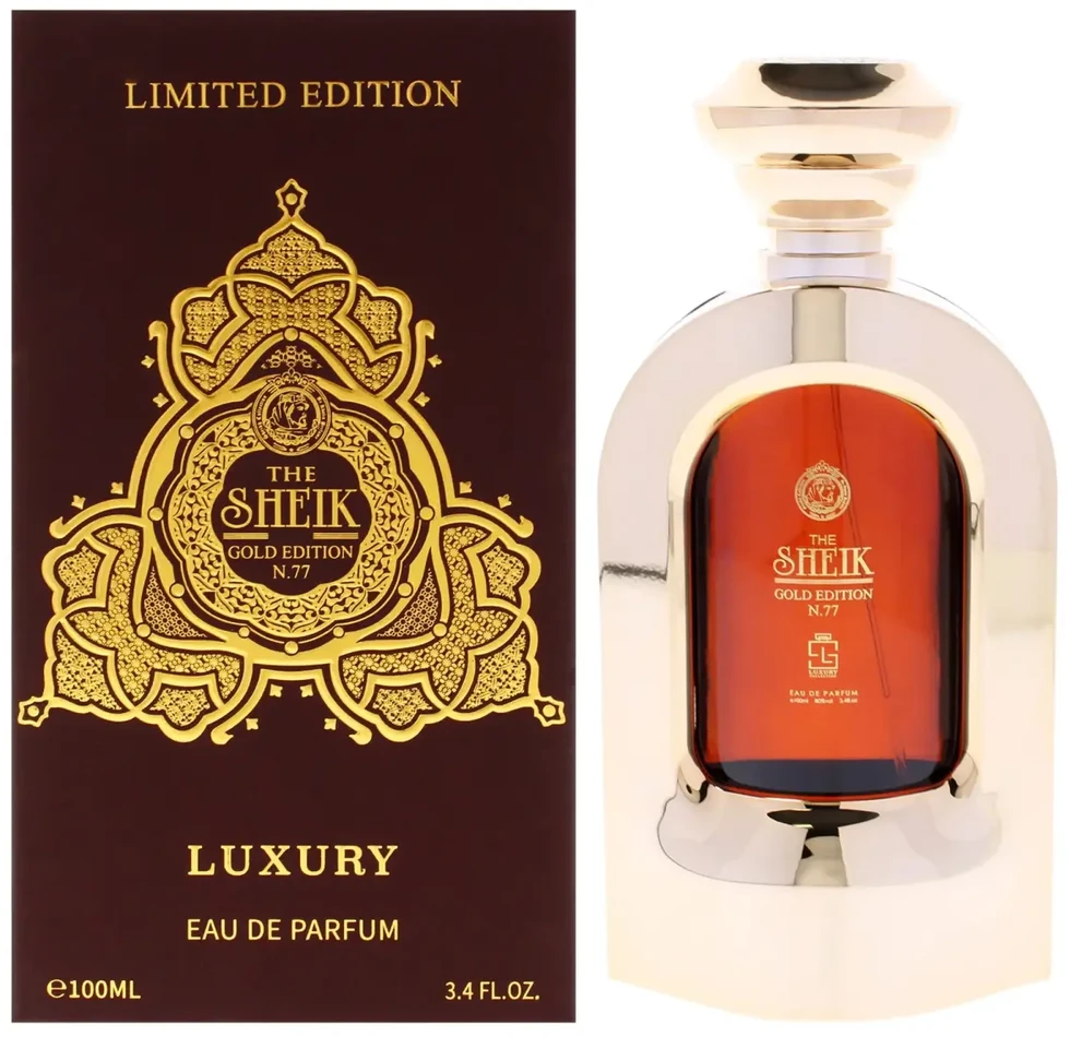 Khalis The Sheik N.77 Luxury Gold Edition parfuminis vanduo 100 ml (vyriškas)