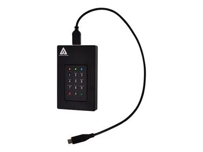 Kietasis diskas Dysk zewnętrzny HDD Apricorn Apricorn Aegis Fortress L3 2000 GB Juodas