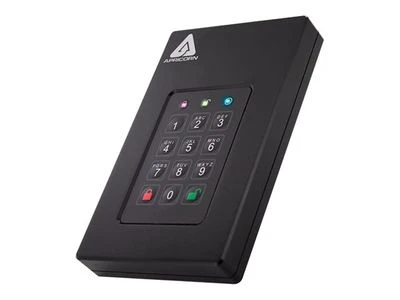 Kietasis diskas Dysk zewnętrzny HDD Apricorn Apricorn Aegis Fortress L3 2000 GB Juodas
