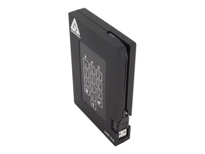 Kietasis diskas Dysk zewnętrzny HDD Apricorn Aegis Fortress 2TB Juodas (A25-3PL256-2000F)