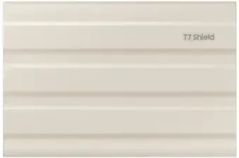 Išorinis kietasis diskas SSD Samsung T7 Shield 2TB rusvai gelsvas