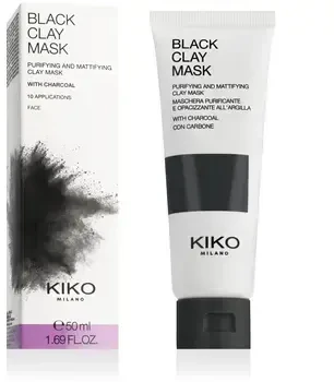 KIKO MILANO Juodas Clay Mask 50 ml