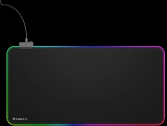 Genesis Pelės kilimėlis | Boron 500 XXL RGB | Pelė pad | 400 x 800 x 4 mm | Juodas